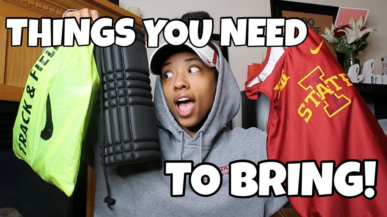 PACK WITH ME FOR AN AWAY TRACK MEET | things you shouldn't forget!