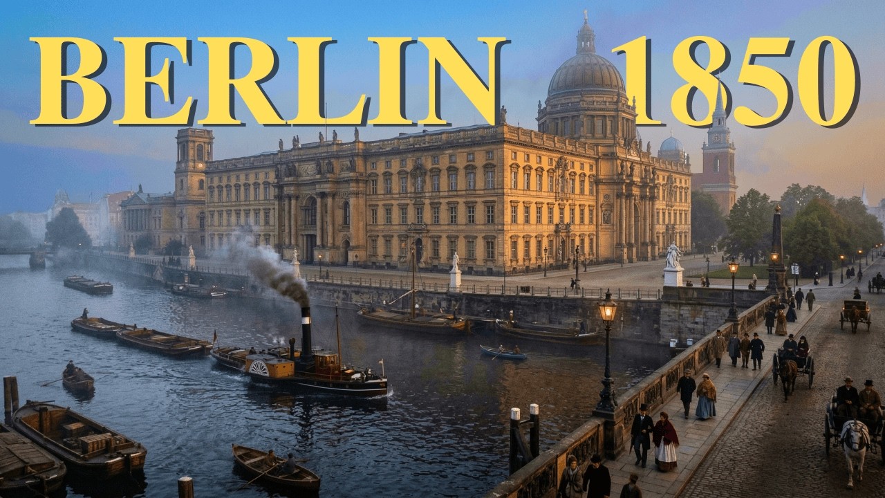 Ein Tag in Berlin 1850 (KI-Rekonstruktion)
