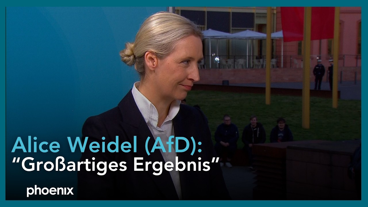Alice Weidel (AfD) zum Ergebnis der Landtagswahl 2026 in Rheinland-Pfalz | 22.03.26