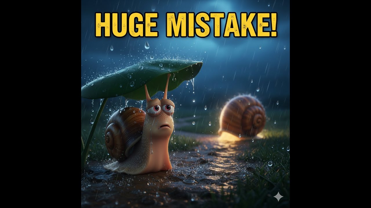 The Snail Who Took Off His Shell! 🐌