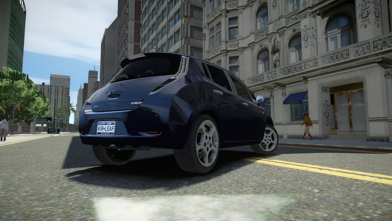 GTA IV NISSAN LEAF CRASH TESTING