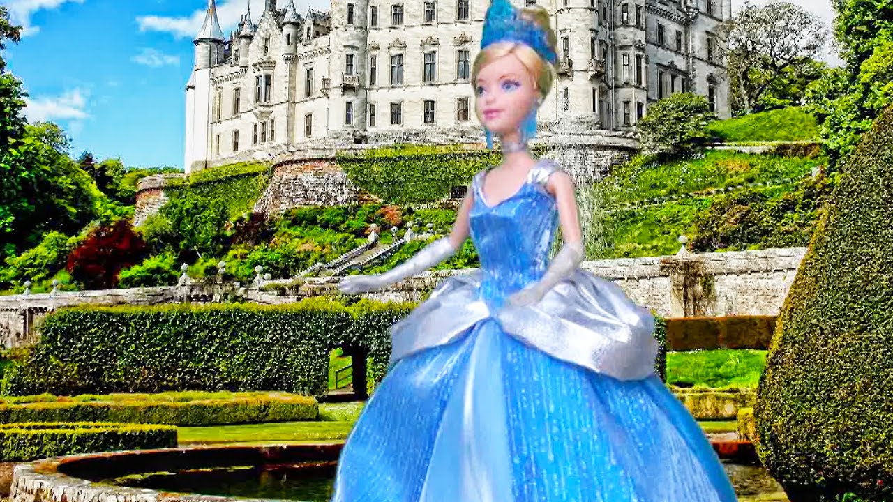 Barbie Fairytales | Cinderella Story with Toys and Dolls | Family Fun Videos
