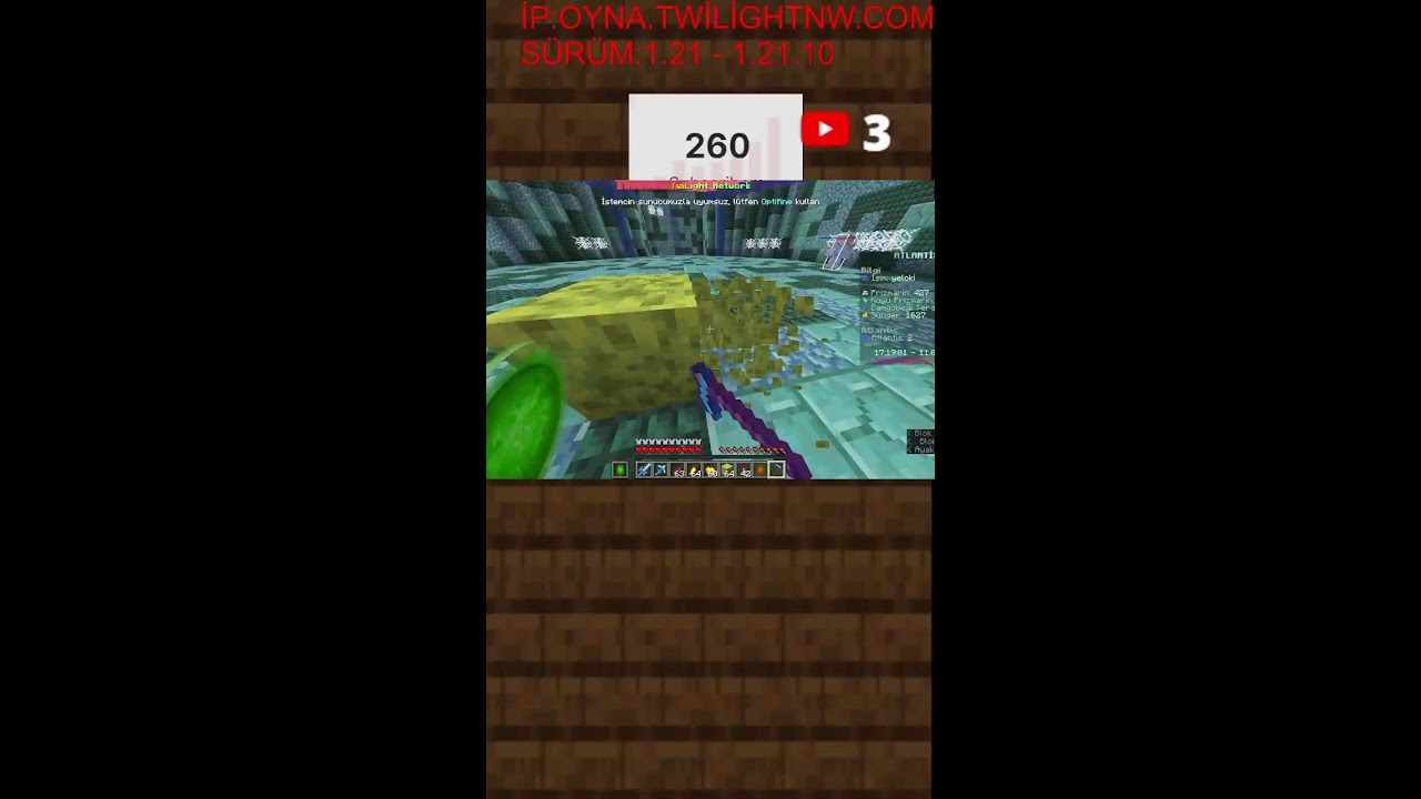 İzleyicilerle Minecraft Oynuyoruz! Gaming Livestream Online #58 #shorts