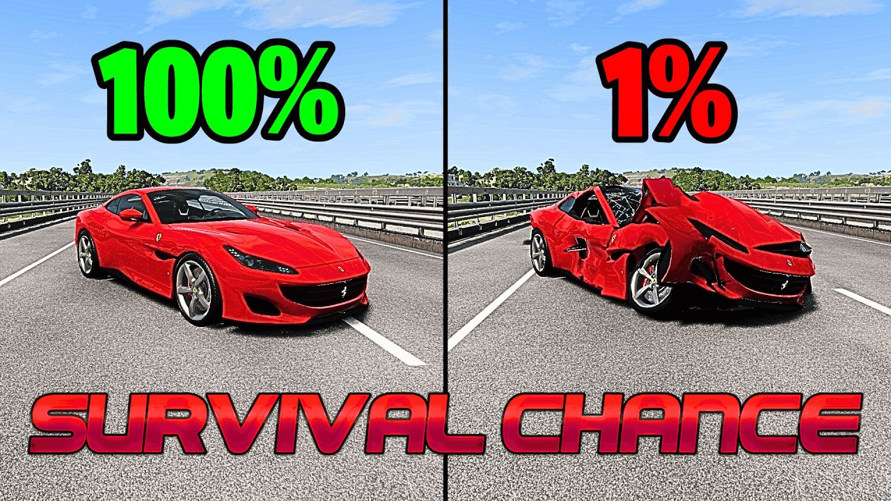 Realistic Survival Chance Crashes #285 | BeamNG.drive