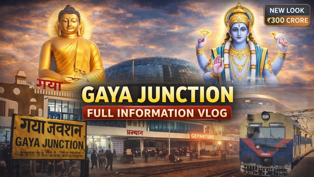 Gaya Junction Railway Station Full Guide | Hotels, Food & Travel Tips #gaya #gayarailwaystation#vlog