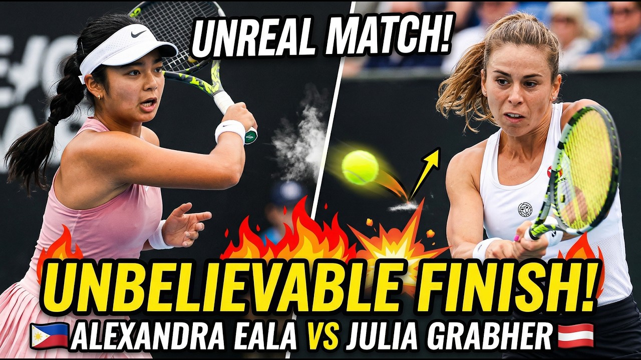 Alexandra Eala vs Julia Grabher FULL MATCH DRAMA!