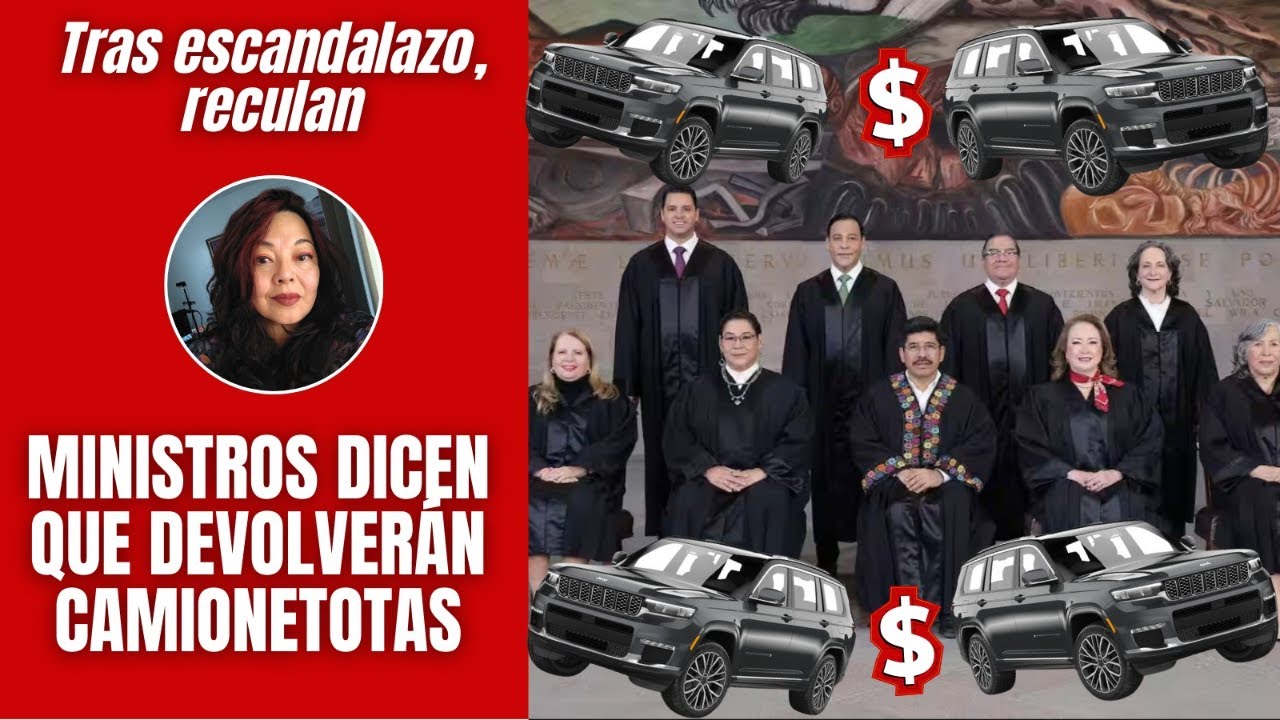 Ministros dicen que devolverán camionetotas / Se deshacen columnas del  Tren Maya