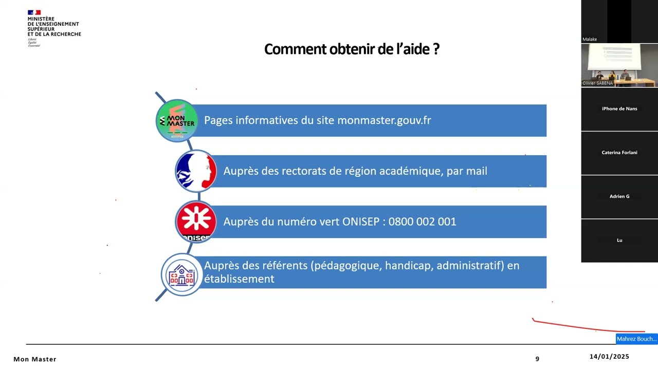 Présentation Mon Master - 22 Janvier 2025 - Université Grenoble Alpes
