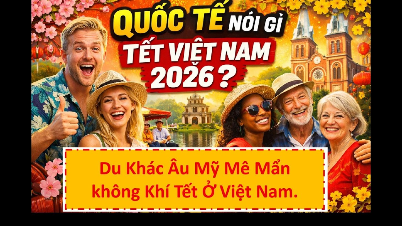Du khách Âu Mỹ mê mẩn không khí tết ở Việt Nam