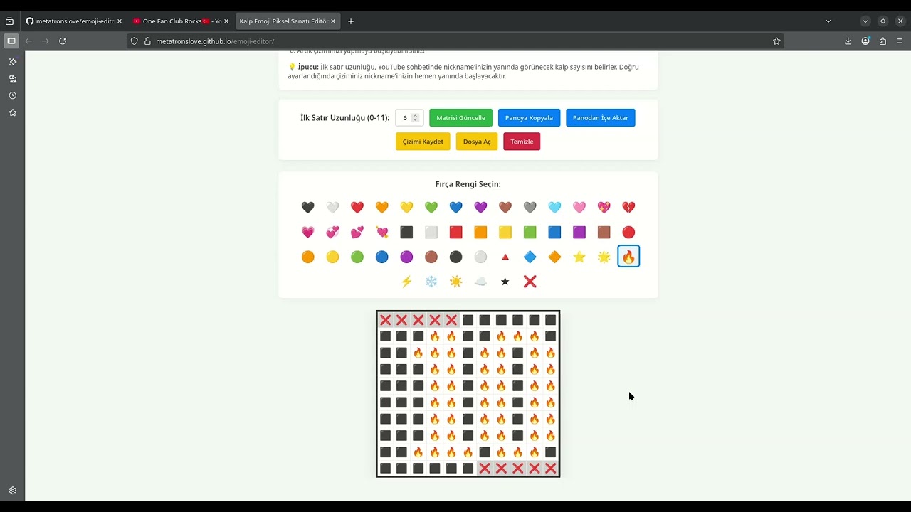 Kalp Emoji Piksel Sanatı Editörü ❤️ https://flood.page.gd/