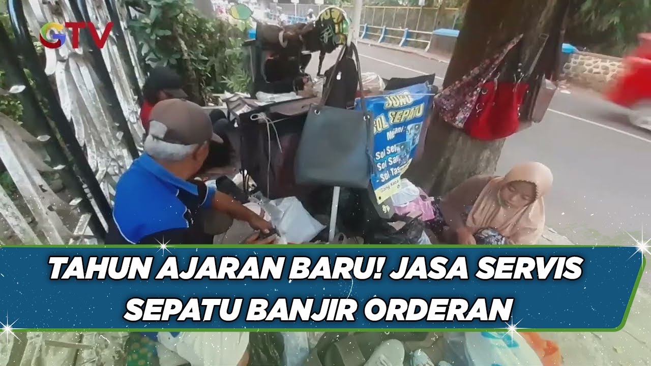 Sambut Tahun Ajaran Baru, Jasa Servis Sepatu di Jember Kebanjiran Order - BIS 17/07