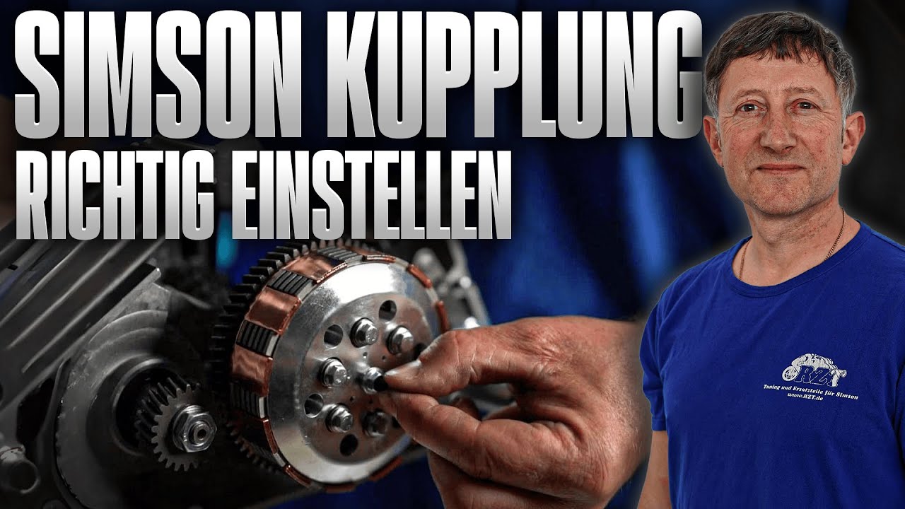 Simson Kupplung richtig einstellen 🔧
