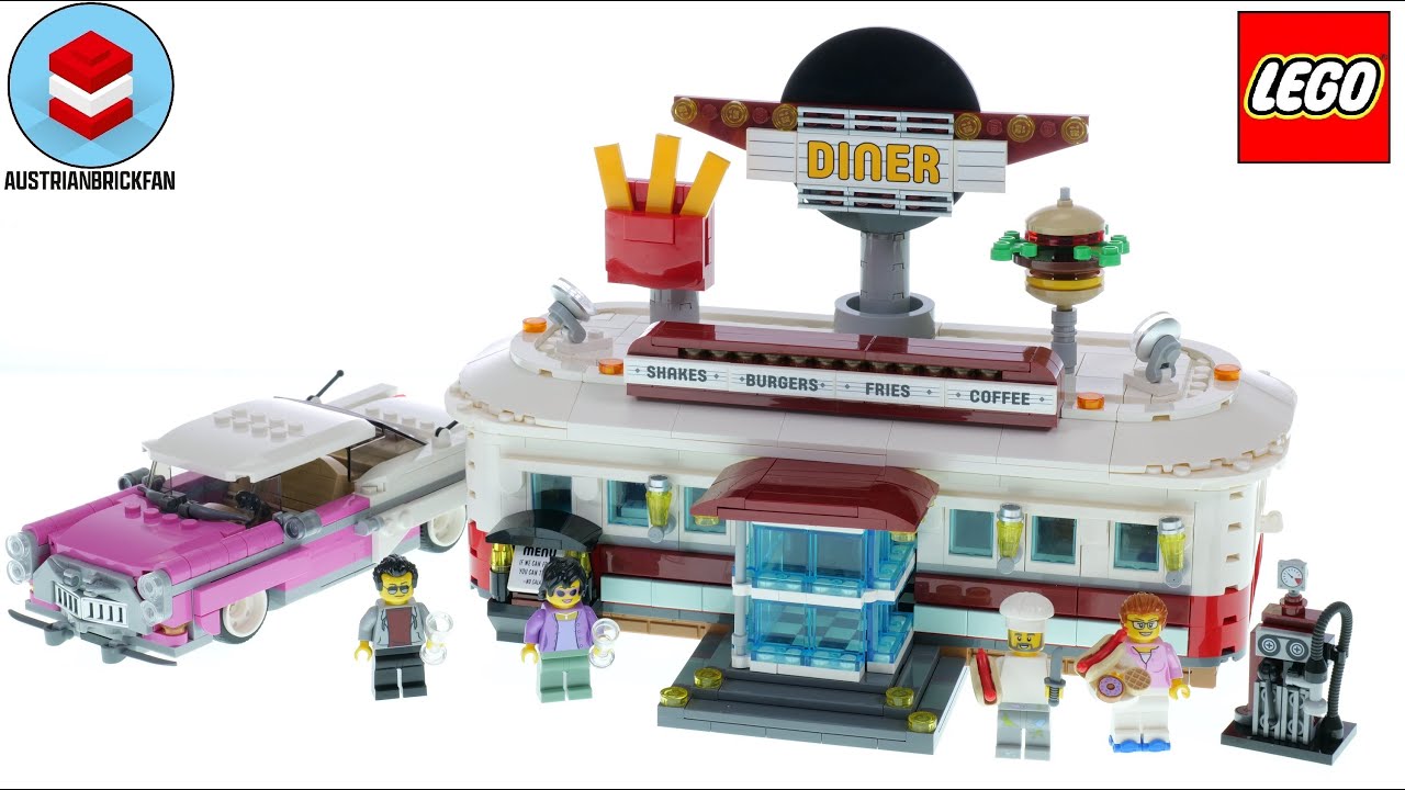 LEGO 1950's Diner Speed ​​Build #910011 Программа для дизайнеров Bricklink