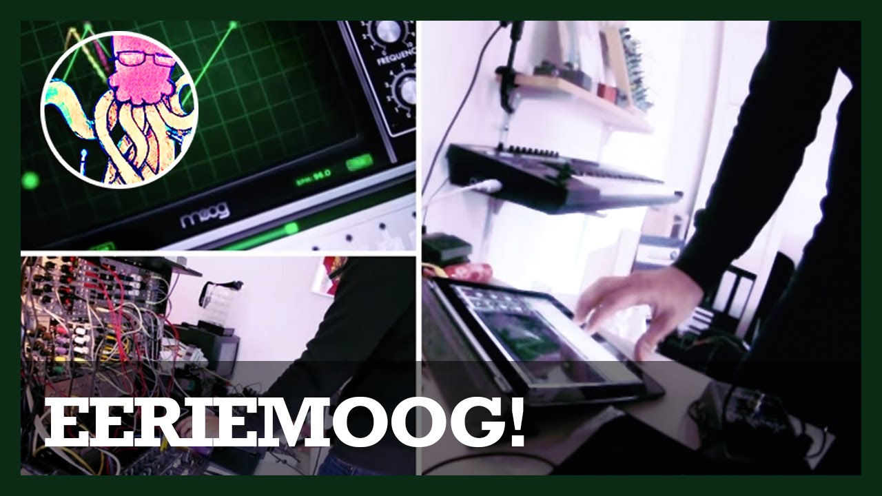 Dark Horizon - Modular Synth Jam (w/ Animoog for iPad, JV1010, Alter-Echo, Mikrophonie) #TTNM