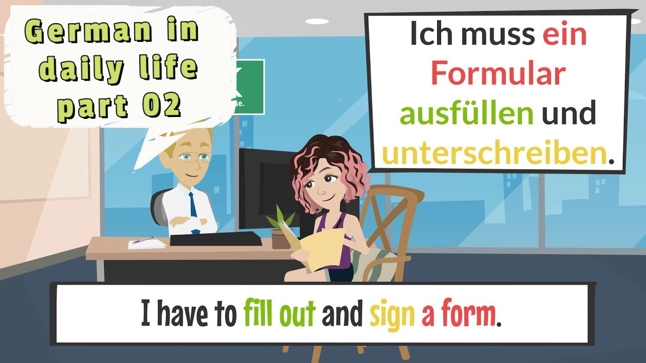 #02 Deutsch Lernen | german in daily life | Deutsch A1-A2 | german for beginners | german learning