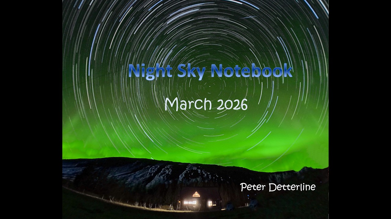 Night Sky Notebook March 2026