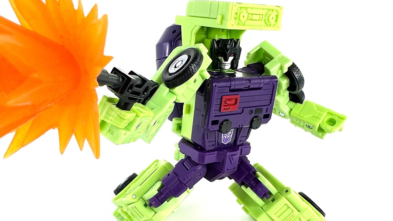 Let's Mix it Up ! Transformers Studio Series 86 Constructicon Mixmaster Devastator Chefatron Review 