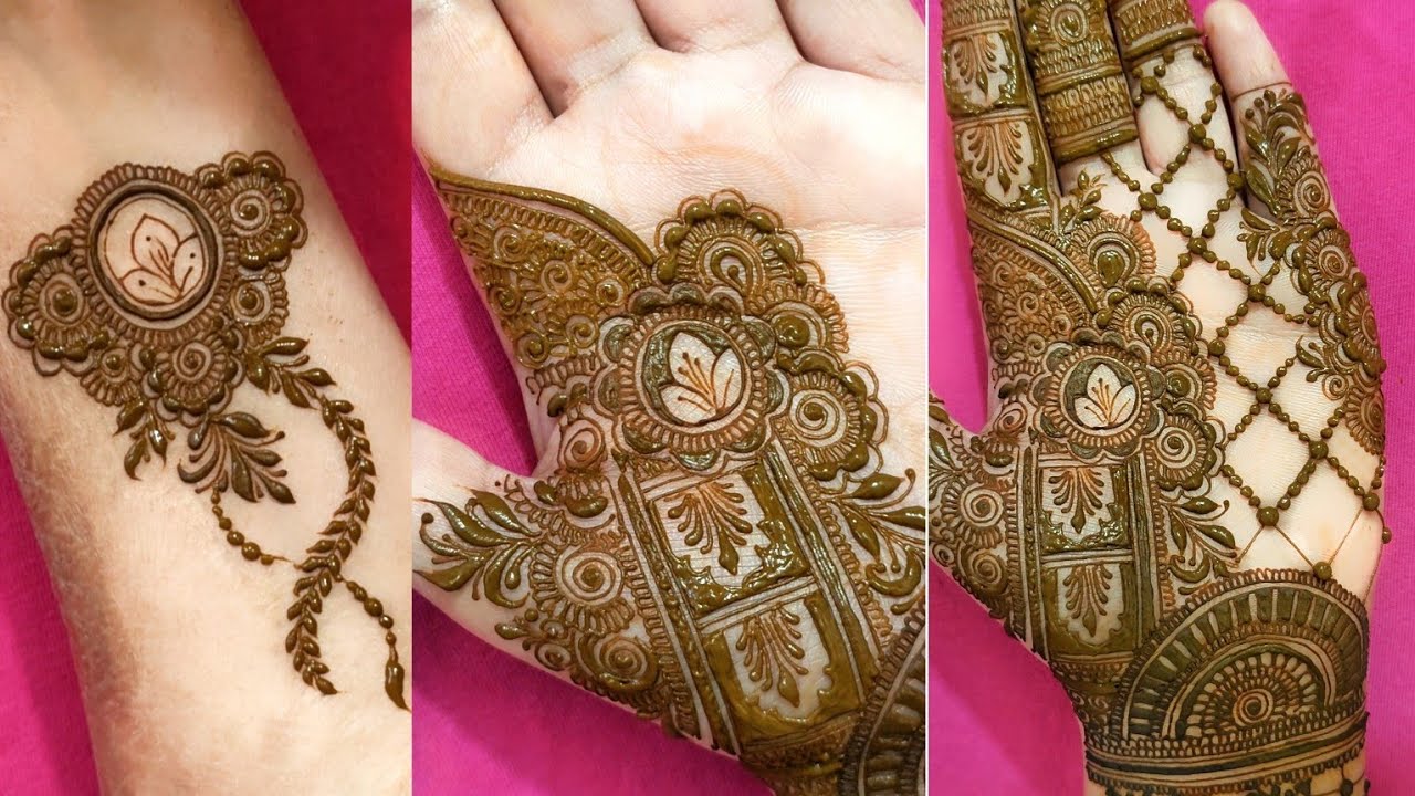 Stylish and beautiful front hand mehandi||design full hand mehandi design