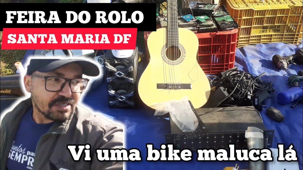 FEIRA DO ROLO, SANTA MARIA DF.  PREÇOS MUITO BONS.