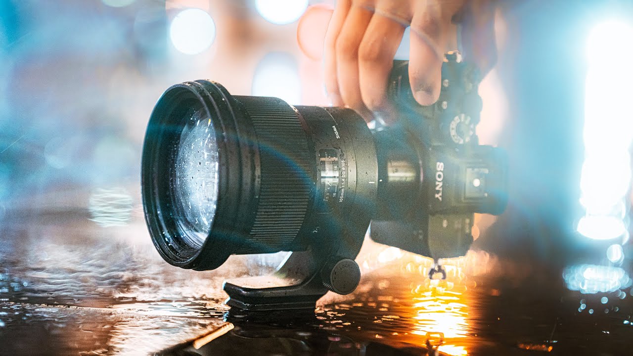 15 Minutes of Pouring Rain Night Photography (POV)