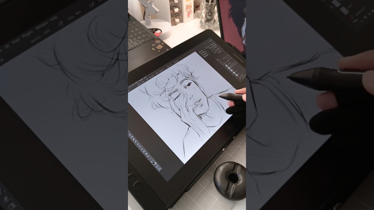 unboxing huion kamvas 13 ✧ #huion #digitalart #digitalsketch #digitaldrawing #artshorts