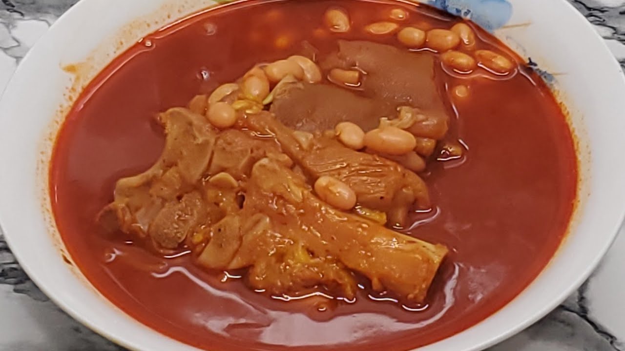 prepara un delicioso frijol blanco con manitas de cerdo || PASO A PASO