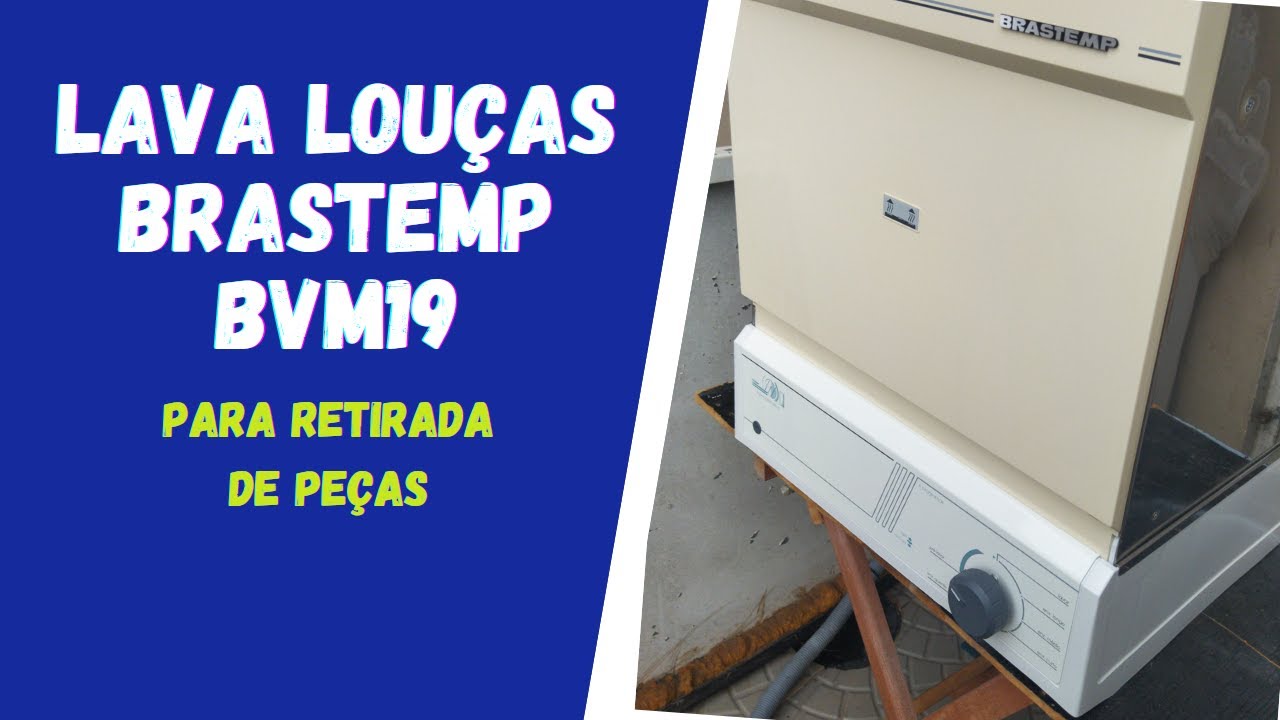 1711 -  Lava Louças Brastemp BVM19  -  para retirada de peças
