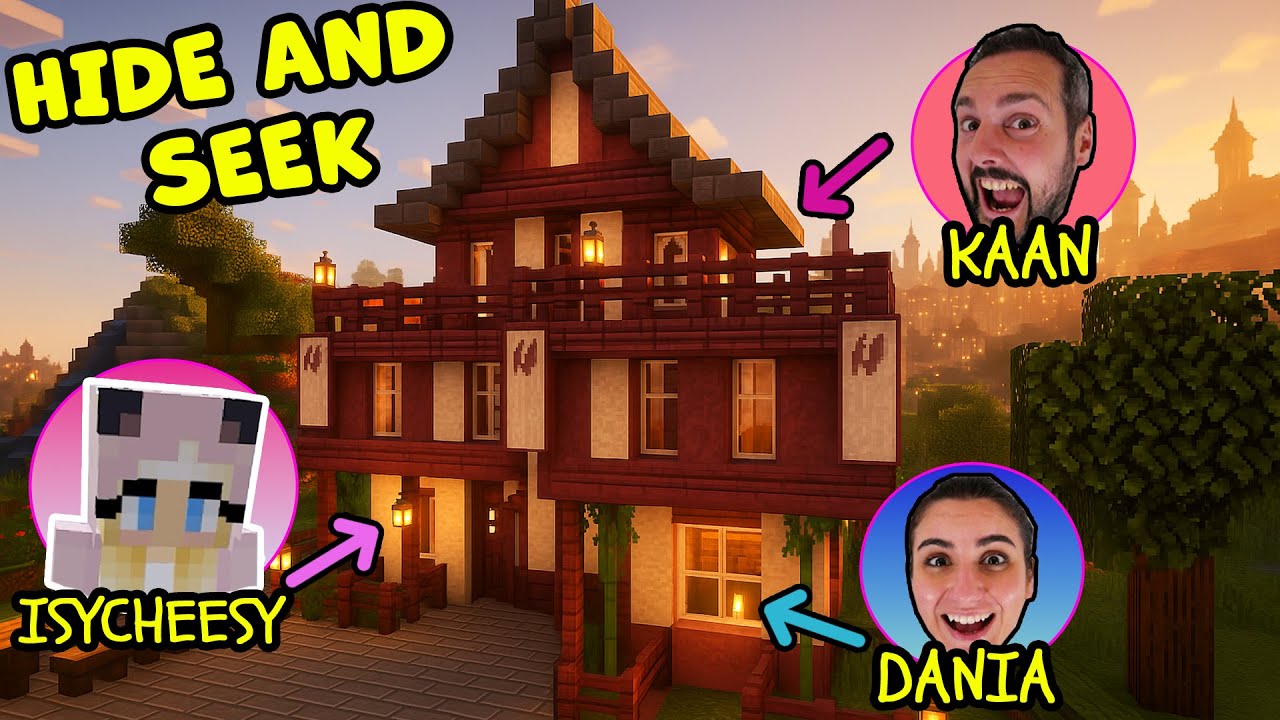 HIDE AND SEEK MIT KAAN, DANIA & ISYCHEESY! Verstecken Spielen mit YouTubern