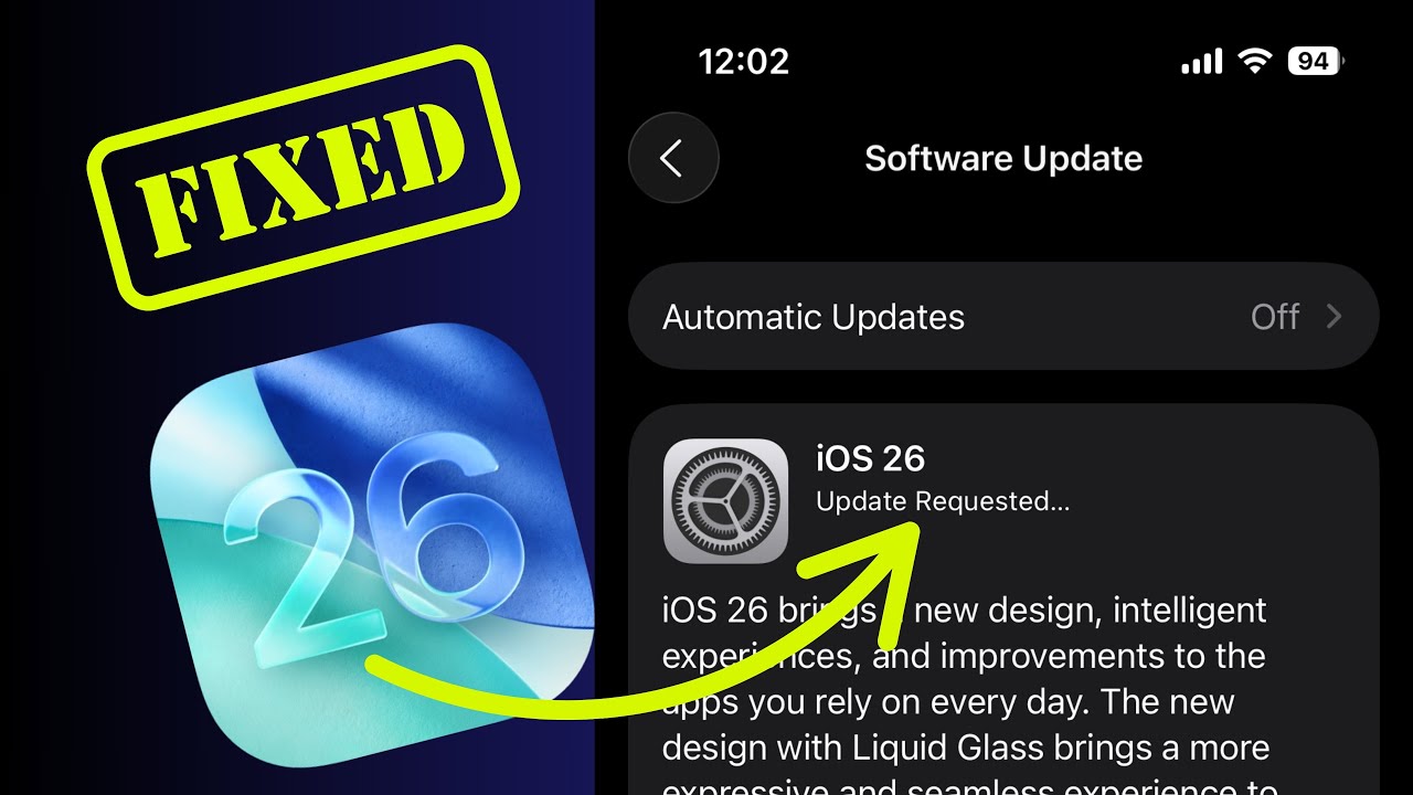 Easy Fix for iOS 26.3 Stuck on Update Requested Error!