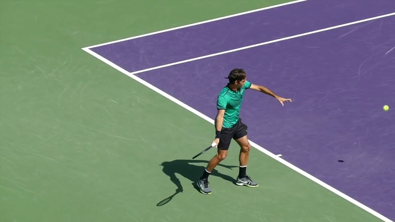Coup Droit Federer 3-déclenchement
