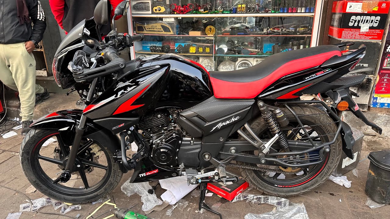 TVs Apache rtr 160 modified | Apache Modified | Apache modification