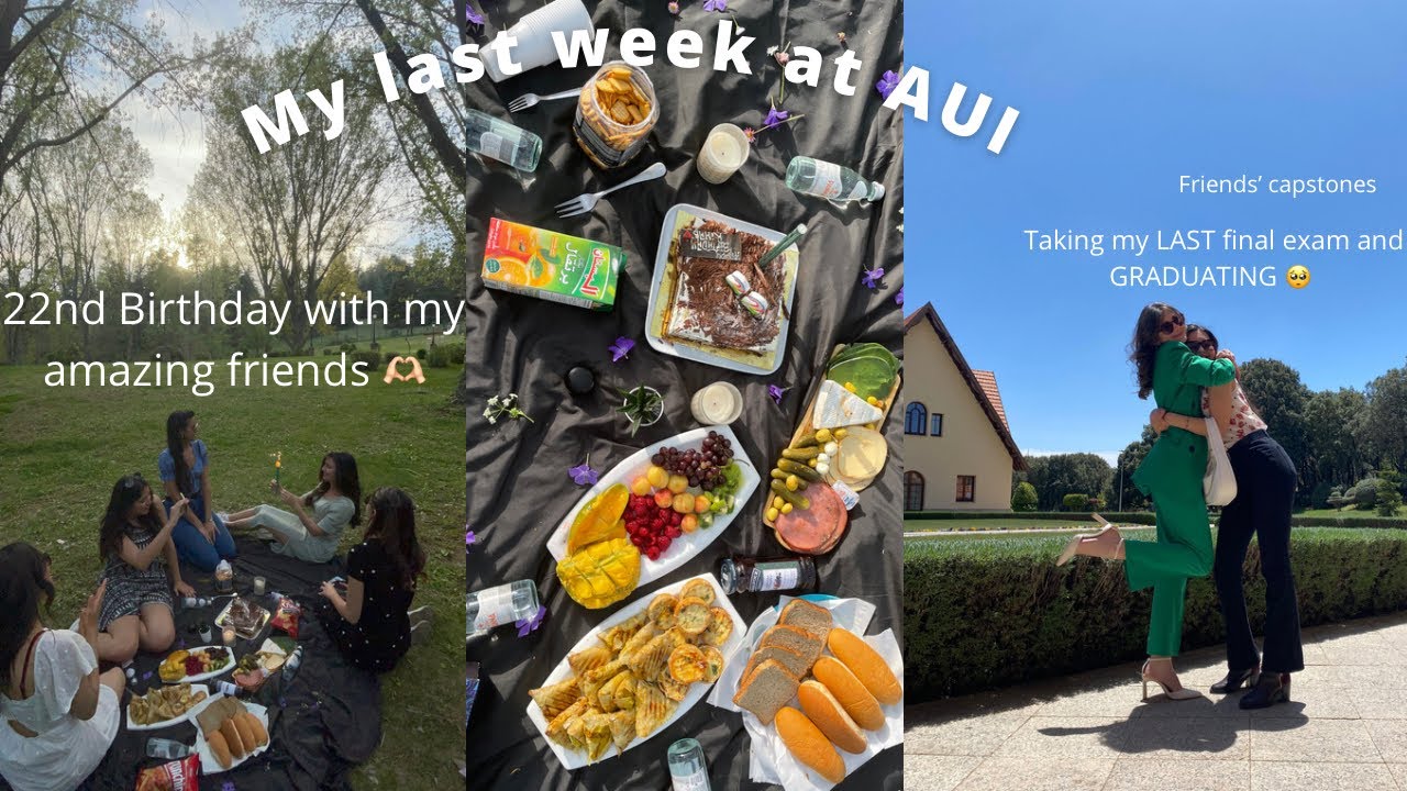 Emotional last week at Al Akhawayn University Vlog 🥺 final exams, 22nd birthday, leaving Ifrane