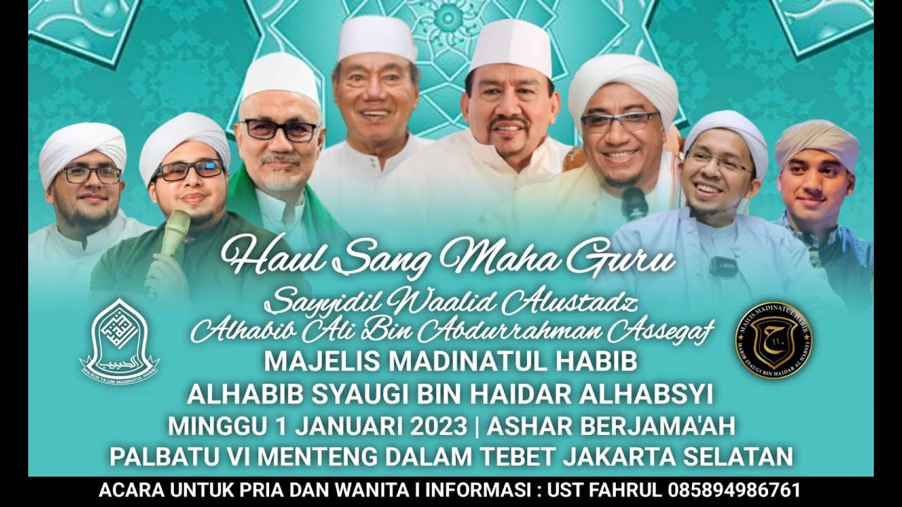 🔴 LIVE :  HAUL SANG MAHA GURU SAYYIDIL WALID ALHABIB ALI BIN ABDURRAHMAN ASSEGAF