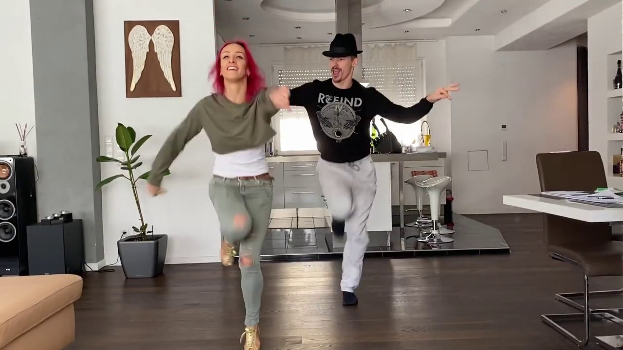 Marius Balan and Khrystyna Moshenska jive at home