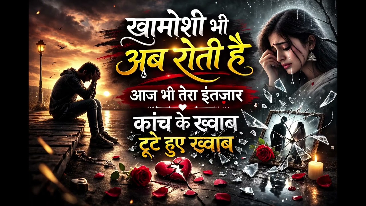 4 Heart Touching Sad Songs 💔 | Khamoshi Bhi Ab Roti Hai | Broken Heart Hindi Songs @dipikmusicworld 