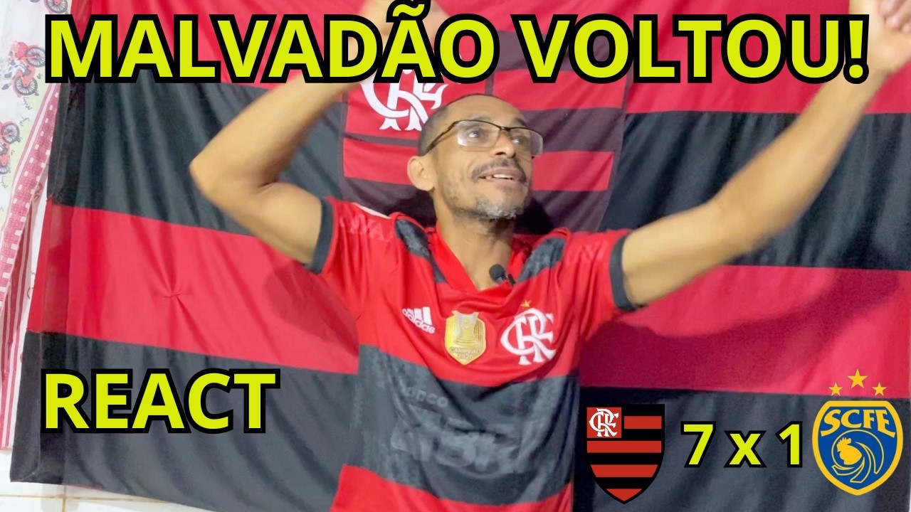 React Flamengo 7 x 1 Sampaio Corrêa! Carioca 2026