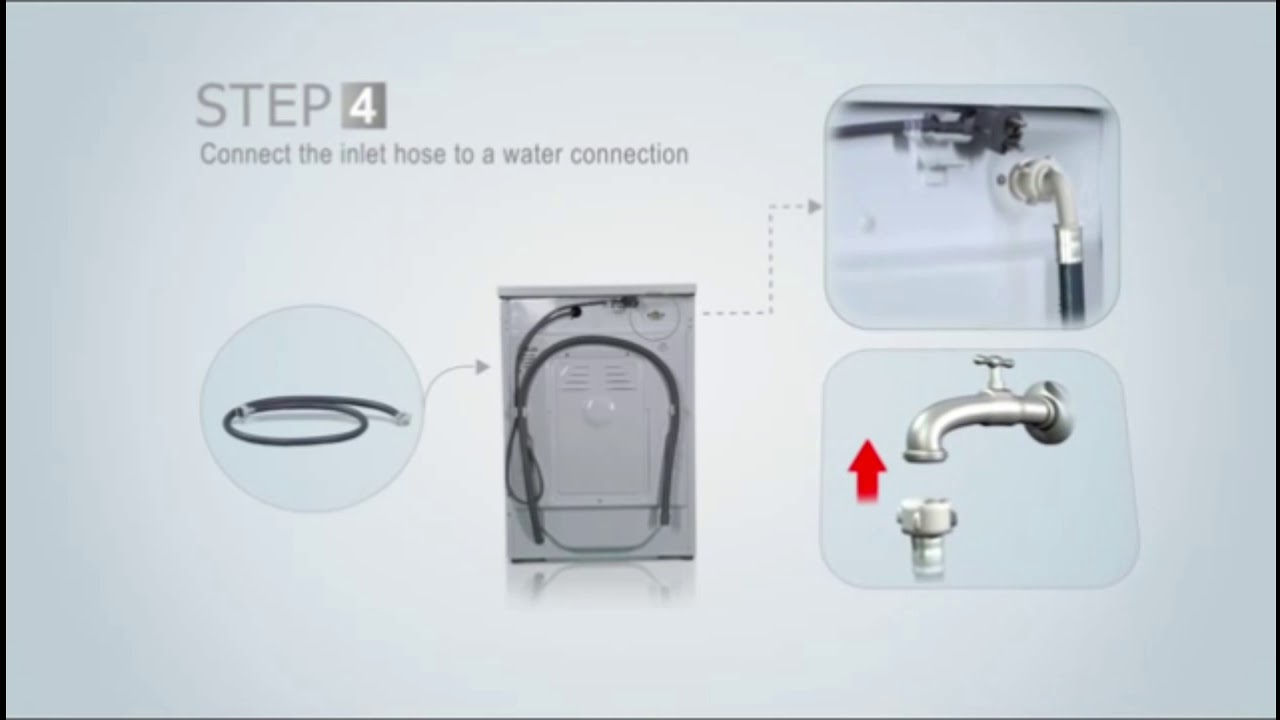 Haier Front Load Washing Machine Installation Steps