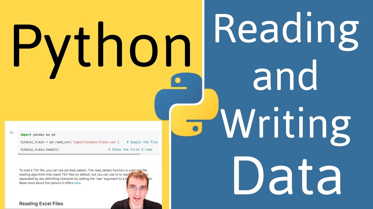 Python для анализа данных: чтение и запись данных