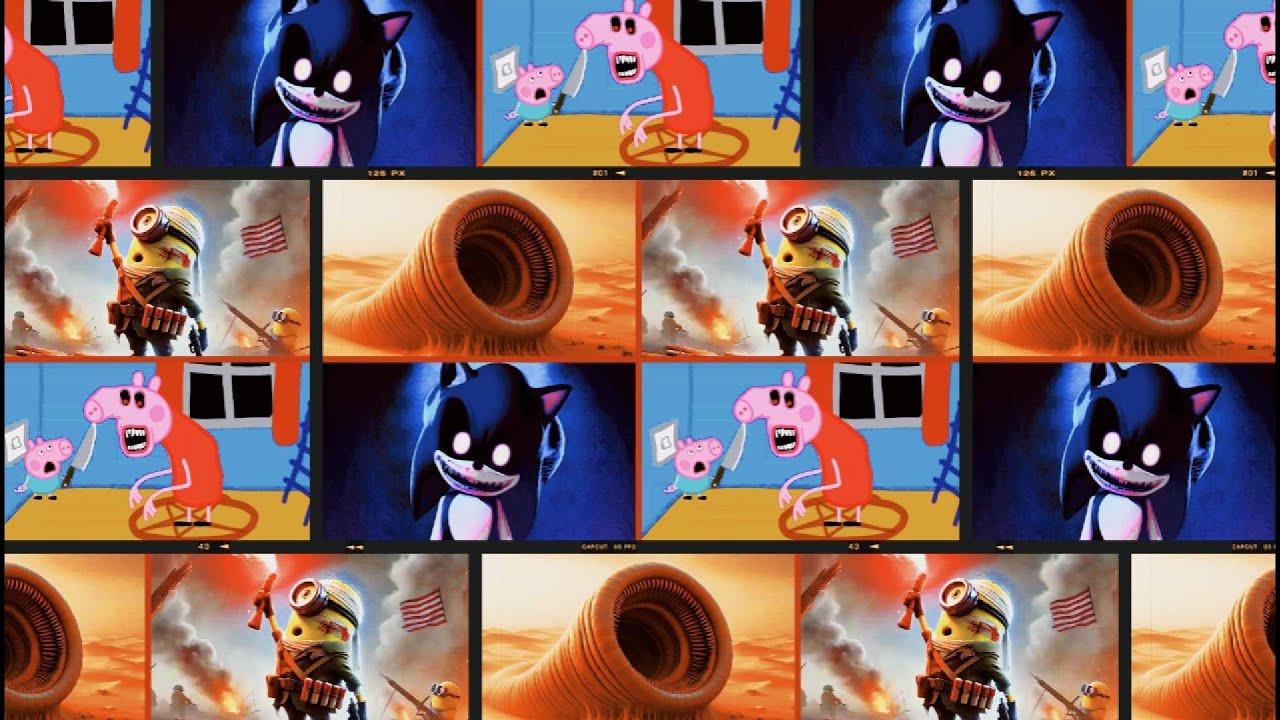🚀SOLDIER MINIONS🆚SONIC EXE🆚EROSION WORN🆚PEPPA PIG exe 🎮TILES HOP RHYTM🎮
