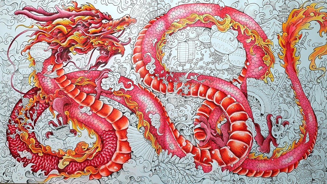 Coloring in Colourmorphia by Kerby Rosanes Part 4.1 / Pencil Work and how to colour scales
