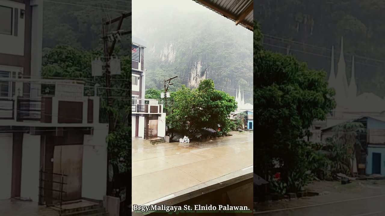 The Raining Season of September to December @ Elnido Palawan. #shorts #elnidopalawan #raining