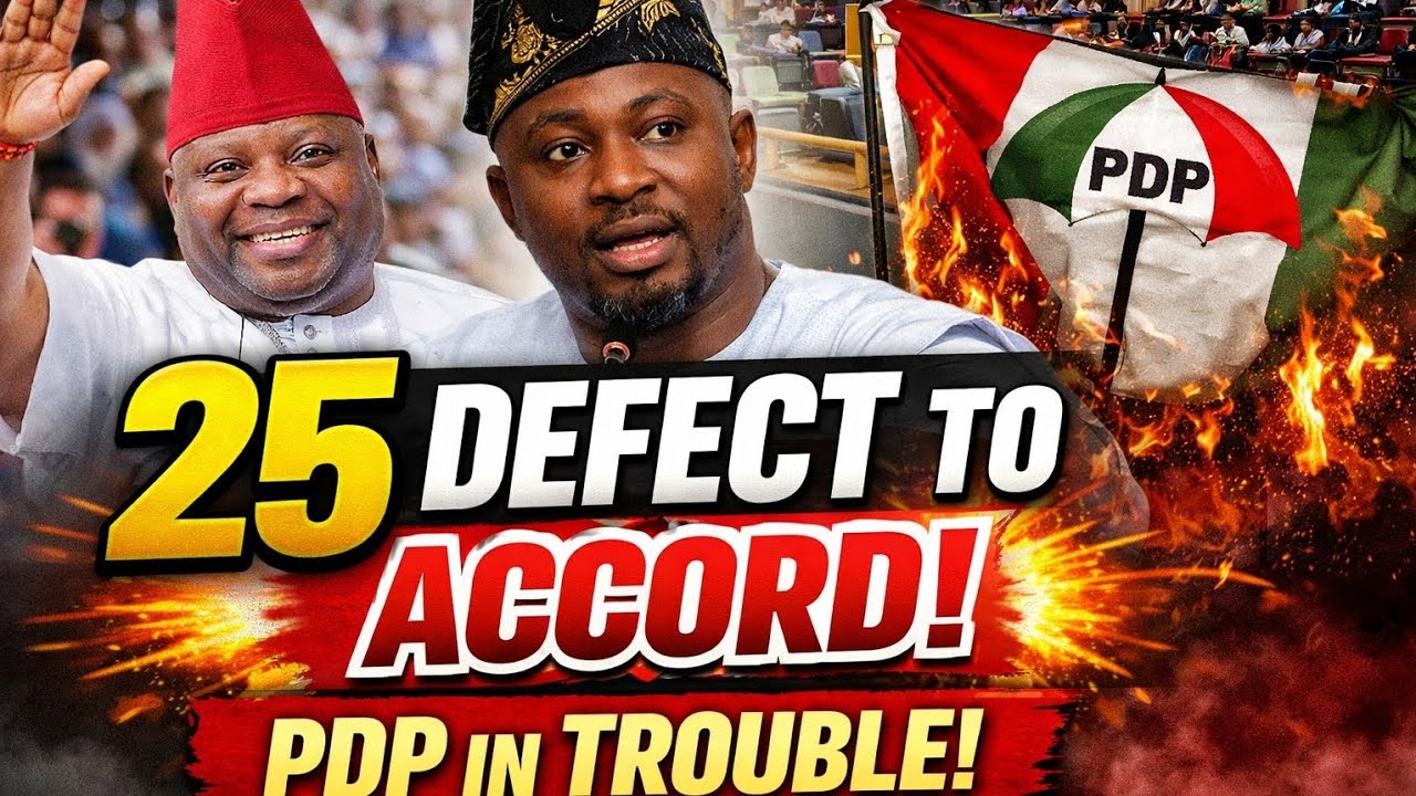 BREAKING ‼️25 Osun Assembly members dump PDP for Accord