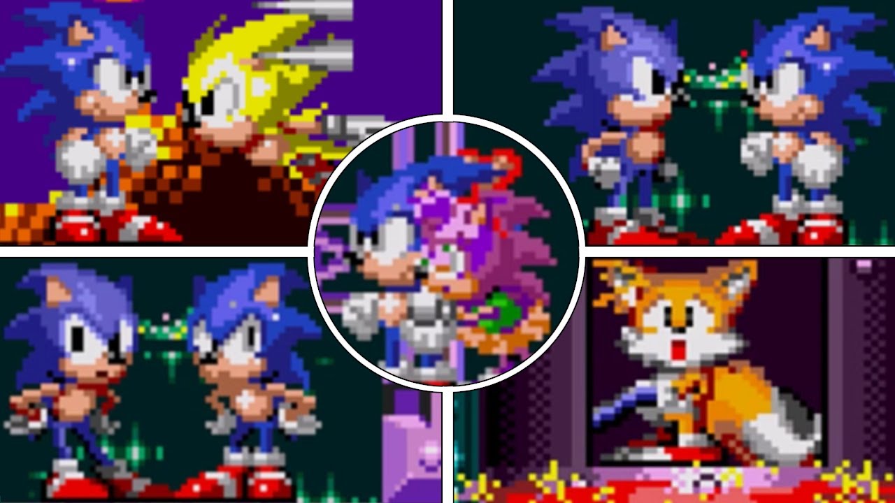 Sonic 3 vs Sonic CD & All Tails Bosses (No Damage) Good Future
