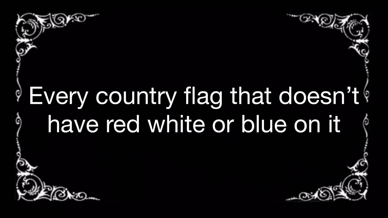 Every country flag that doesn&rsquo;t have red white or blue on it