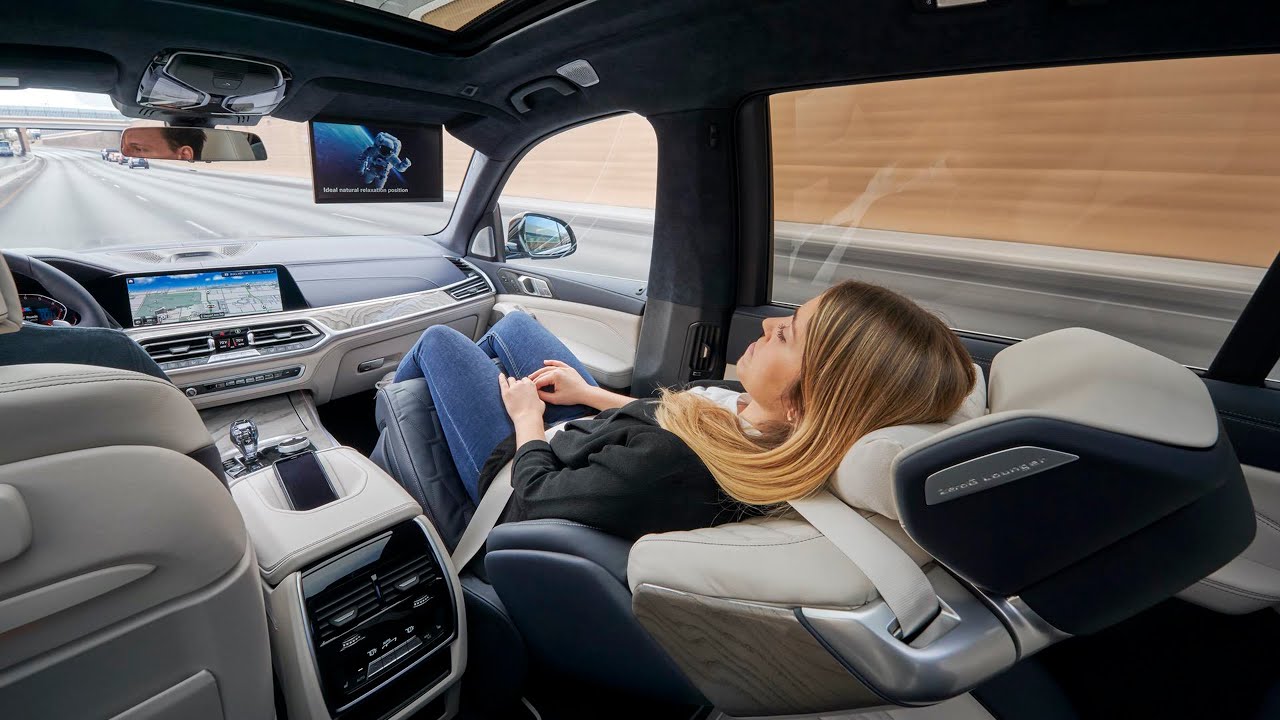 This BMW X7 comes with a sleeping chair