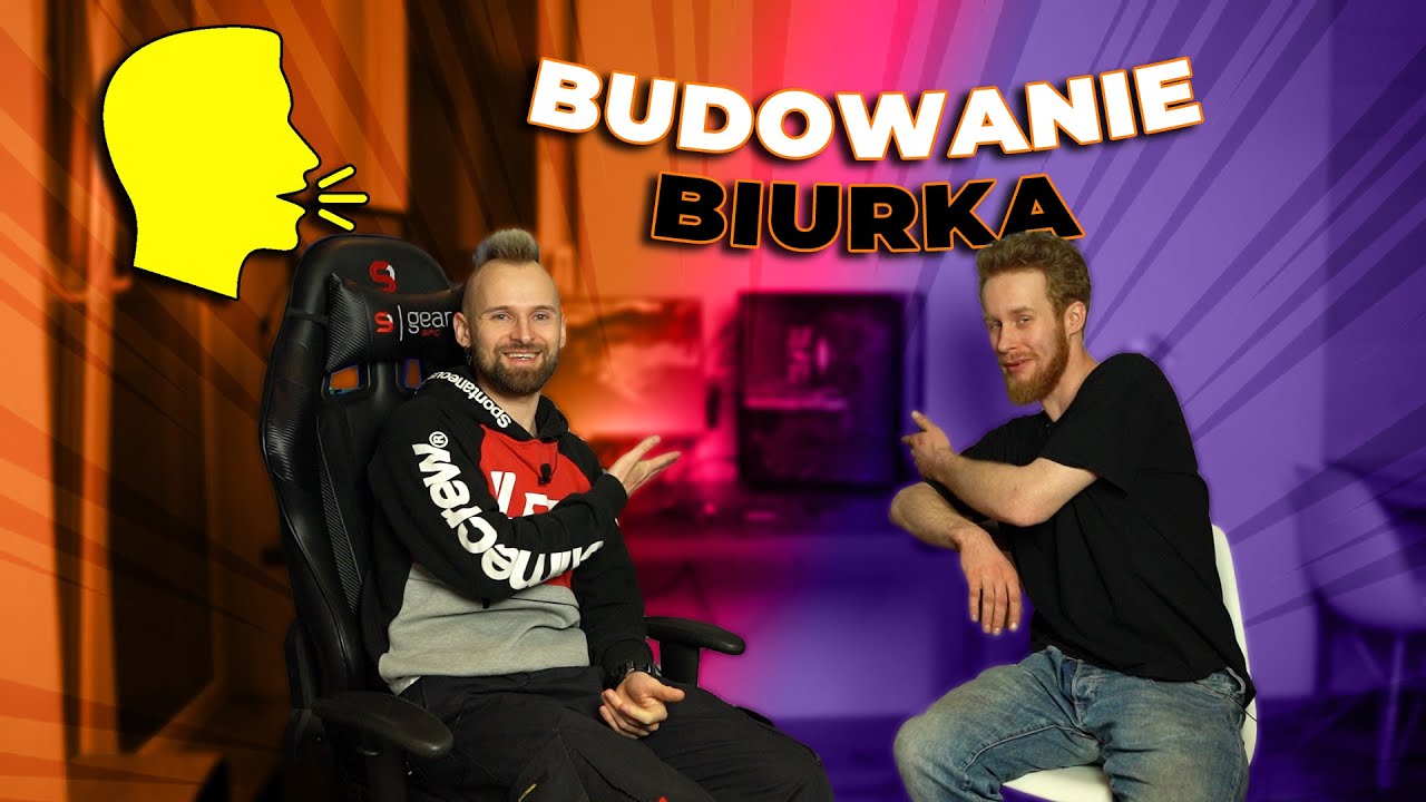 ZBUDOWALIŚMY BIURKO GAMINGOWE STEROWANE GŁOSEM - DIY 🔧