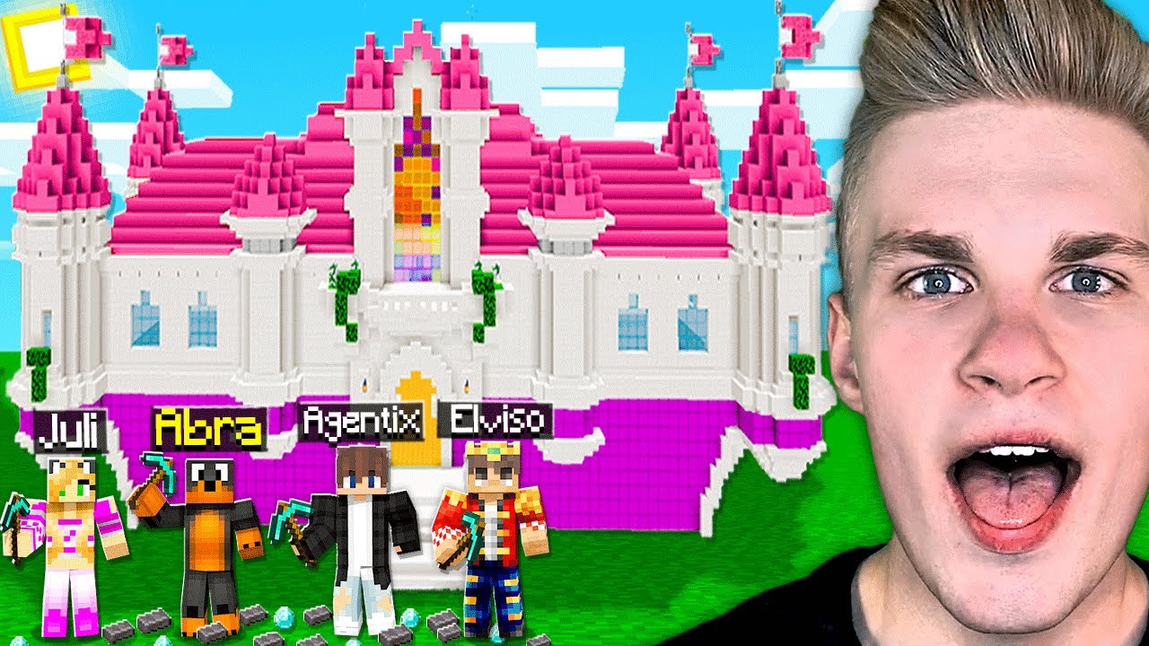 MOJA DZIEWCZYNA JULI ZAPŁACIŁA NAM aby ZBUDOWAĆ jej NOWY DOM w Minecraft! 🤑 / Agentix, Elviso