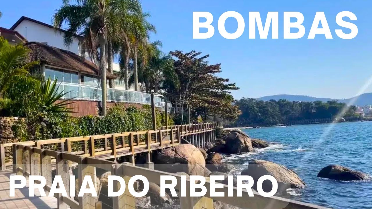 Visite a passarela  do Ribeiro até Bombas em Bombinhas SC