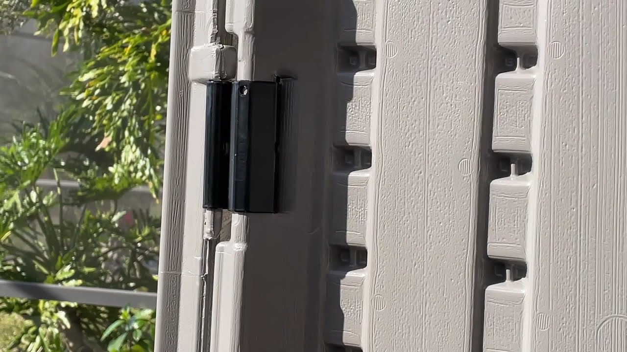 Suncast Door Hinge Installation