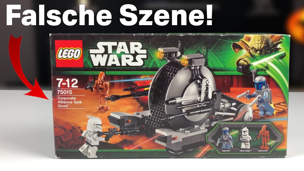 Wenn die Figuren nicht zum Modell passen... 😉 |&nbsp;Lego Star Wars 75015 Review